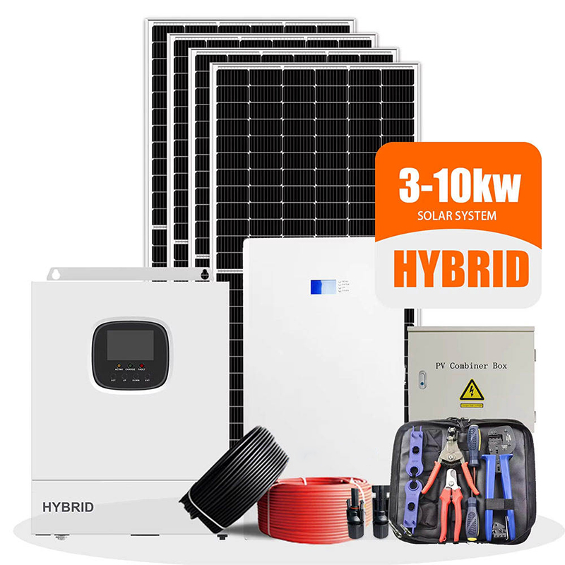 Panel Power Outdoor - ชุดแผงโซลาร์เซลล์ไฮบริด 1000W 3KW 5KW 8KW 10KW