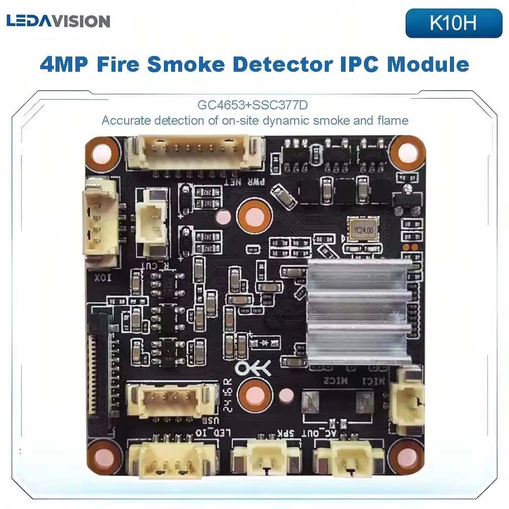 Outdoor Power Module - โมดูลกล้อง IP ตรวจจับไฟและควัน K10H ความละเอียด 4MP