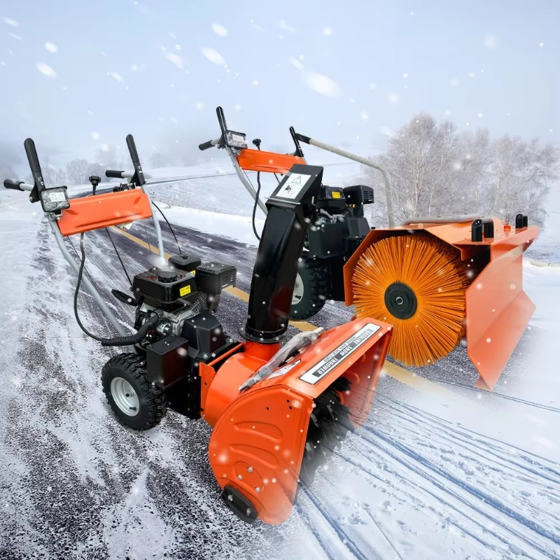 Snow Blower Single - เครื่องเป่าหิมะไฟฟ้าแบบขับเคลื่อนด้วยตัวเอง แบบขั้นตอนเดียว อเนกประสงค์ ขนาดกะทัดรัด สำหรับขาย