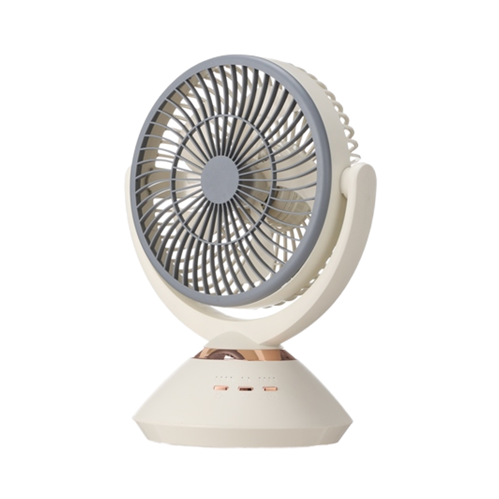 Outdoor Power Pedestal - พัดลมไร้สายแบบพกพา 90 องศา พัดลมตั้งโต๊ะแบบมือถือ สำหรับบ้าน รถยนต์