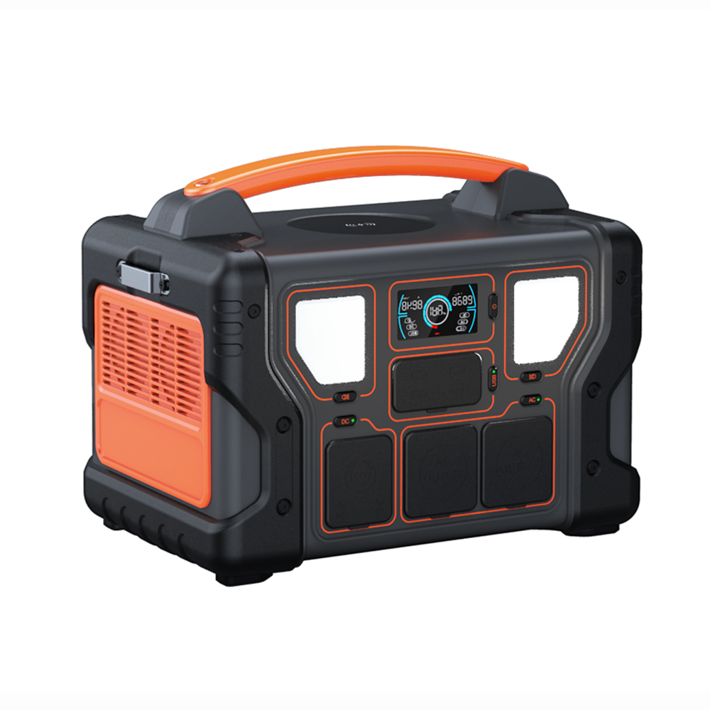 Panel Power Outdoor - สถานีพลังงานแบบพกพา 500W 540Wh พร้อมแผงโซลาร์เซลล์ เครื่องกำเนิดไฟฟ้าพลังงานแสงอาทิตย์สำหรับผ้าห่มไฟฟ้า ใช้สำหรับตั้งแคมป์กลางแจ้งและเป็นแหล่งพลังงานสำรองในบ้าน