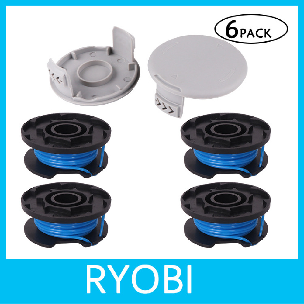 Outdoor Power Head - สายเอ็นสำหรับเครื่องตัดหญ้า Ryobi AC14RL3A พร้อมฝาครอบ AC14HCA อะไหล่เครื่องตัดหญ้า