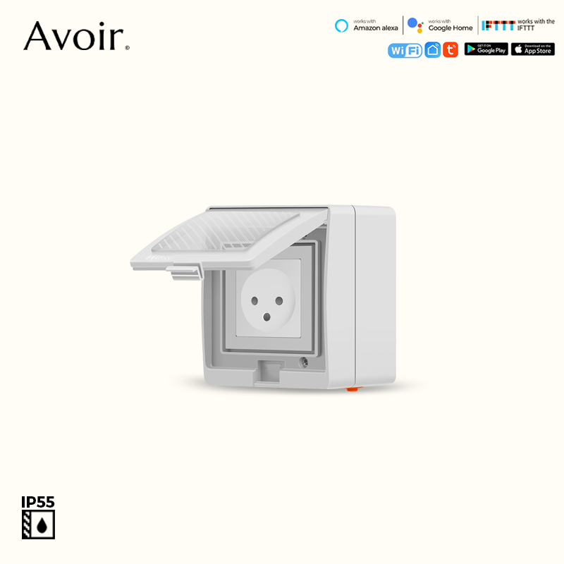 Outdoor Power Outlet With Remote Control - Avoir อิสราเอล Tuya สมาร์ทซ็อกเก็ต Wifi ไร้สายควบคุม