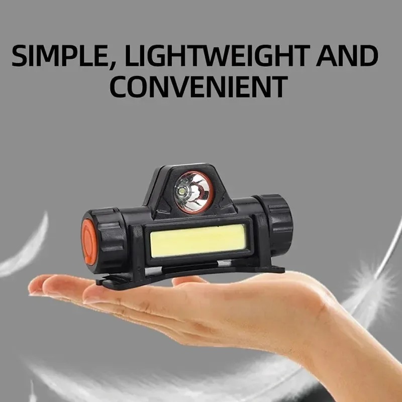 Outdoor Power Head - ไฟฉายคาดศีรษะ LED กำลังสูง ชาร์จไฟได้ ปรับระดับได้ พร้อมแม่เหล็ก