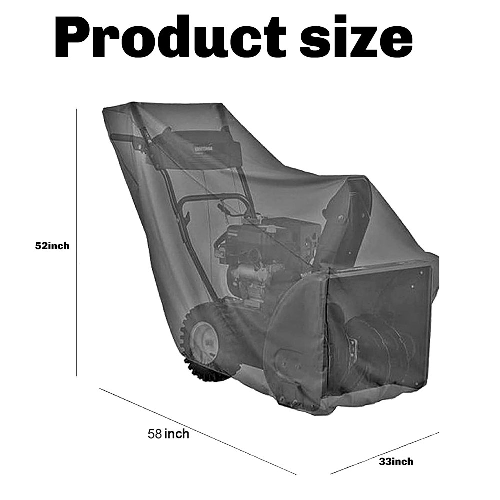 Snow Blower Single - ใหม่ Snow Blower Cover, Snowblower ครอบคลุมกันน้ํากลางแจ้ง,