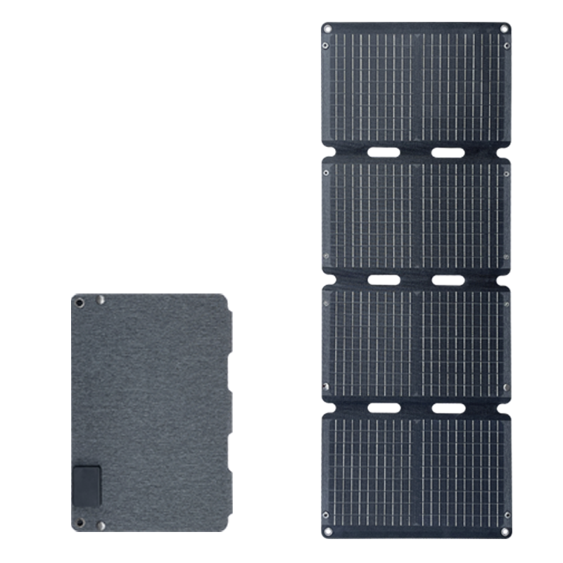 Panel Power Outdoor - แผงโซลาร์เซลล์พับได้แบบพกพา 65W 110W สำหรับสถานีไฟฟ้าสำรองสำหรับตั้งแคมป์กลางแจ้ง มีสินค้าในสต็อก