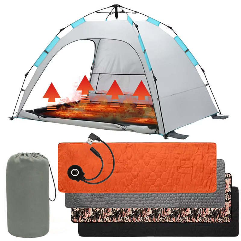 Outdoor Power Pedestal - Outdoor Camping USB เครื่องทําความร้อนเสื่อนอนกลางแจ้งไฟฟ้าแผ่นทําความร้อนถุงนอนที่นอนสําหรับเดินป่าท่องเที่ยว
