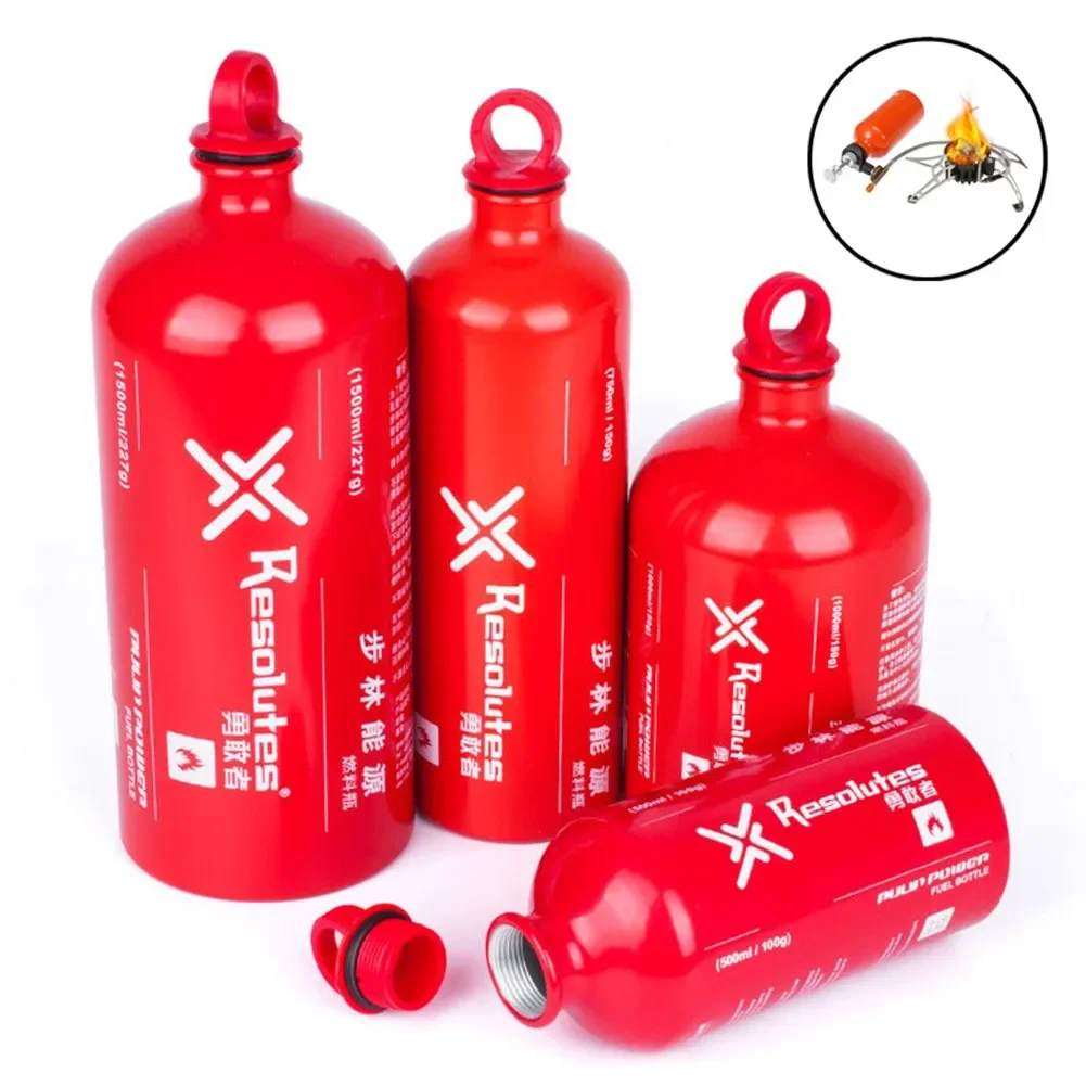 Outdoor Power Burner - 1500/1000/750/500 ML กลางแจ้งแก๊สน้ํามันเชื้อเพลิงขวดรถจักรยานยนต์ฉุกเฉินเบนซินเบนซินกระป๋อง Camping เตาทําอาหารการใช้ขวด
