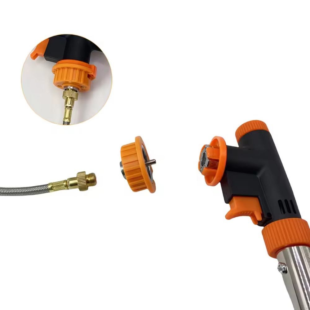 Outdoor Power Burner - อะแดปเตอร์คาสเซ็ตกลางแจ้ง เธรดเป็นตัวแปลงดาบปลายปืน แคมป์ปิ้ง สกรู เธรด ตัวแปลงถังแก๊ส