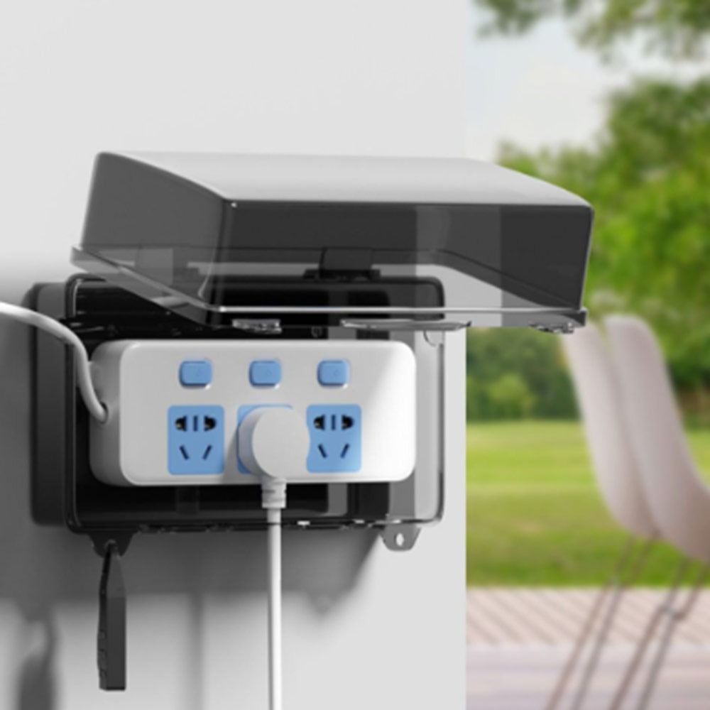 กล่องปลั๊กพลาสติกทนทาน กันน้ำ  - Outdoor Power Strip Weatherproof บทวิจารณ์และราคา