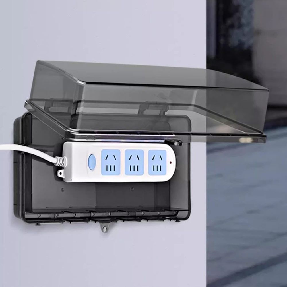 กล่องปลั๊กพลาสติกทนทาน กันน้ำ  - Outdoor Power Strip Weatherproof บทวิจารณ์และราคา