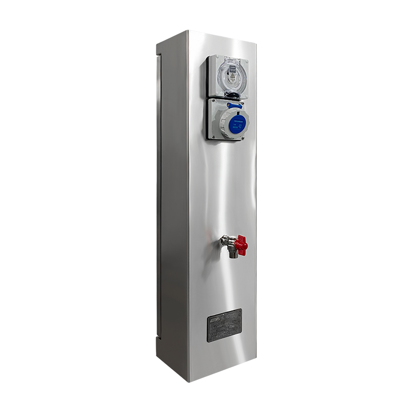 แท่นจ่ายไฟกลางแจ้งแบบกันน้ำสำห - Outdoor Power Pedestal บทวิจารณ์และราคา