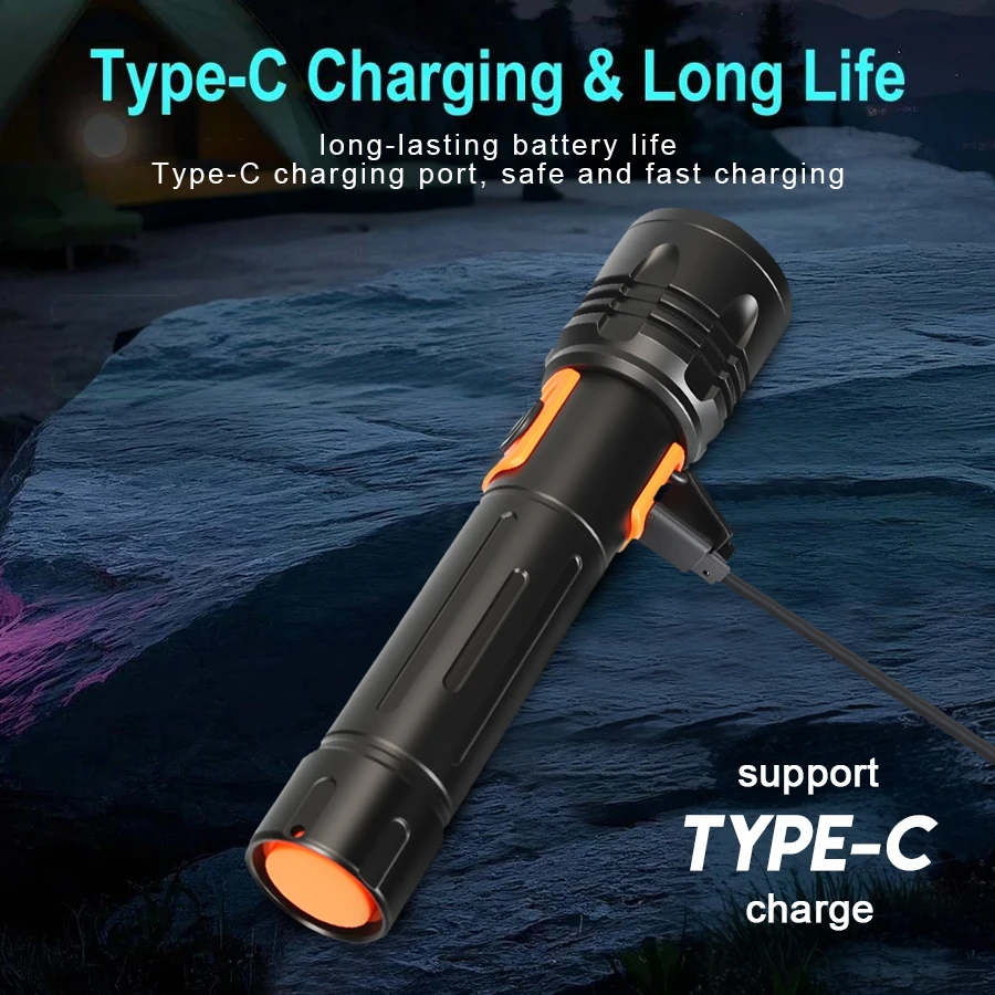 ไฟฉาย LED พลังงานสูงไฟฉายแบบชา - Outdoor Power For Lights บทวิจารณ์และราคา