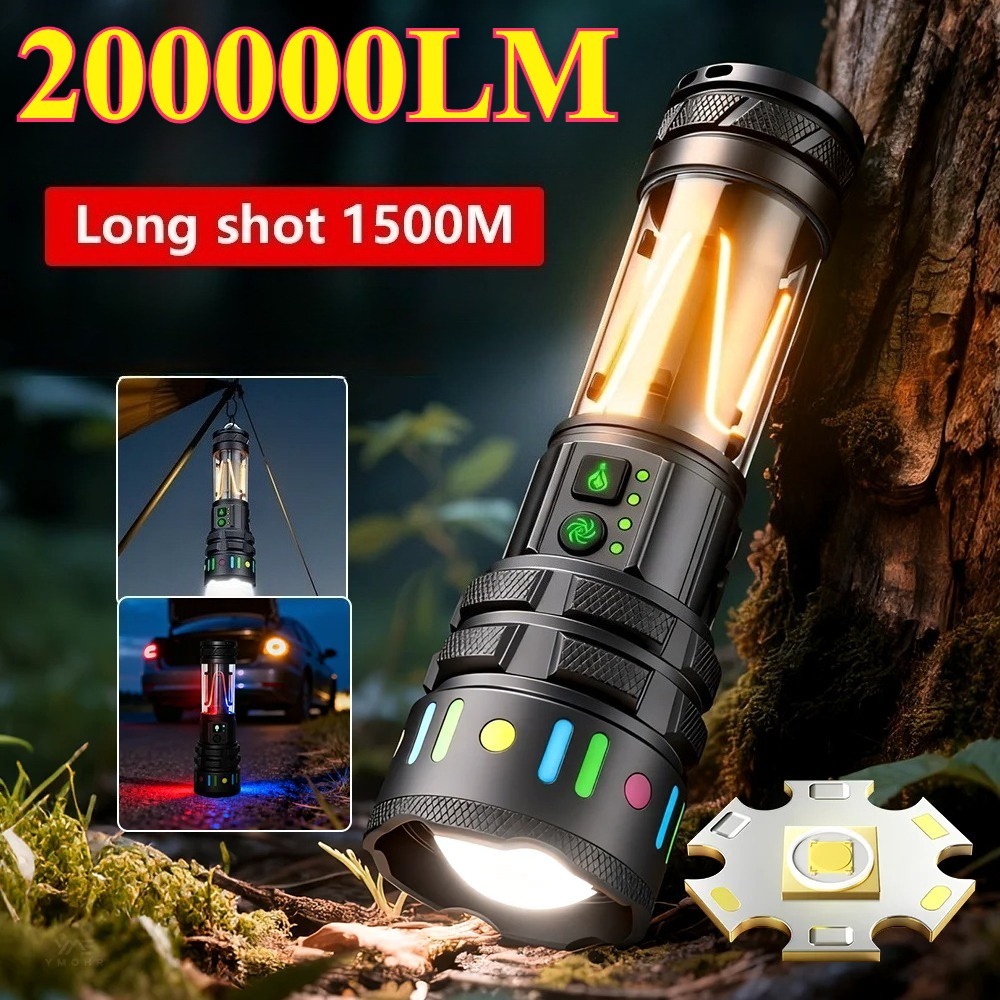 ไฟฉาย LED สว่างพิเศษทรงพลัง ชา - Outdoor Power For Lights บทวิจารณ์และราคา