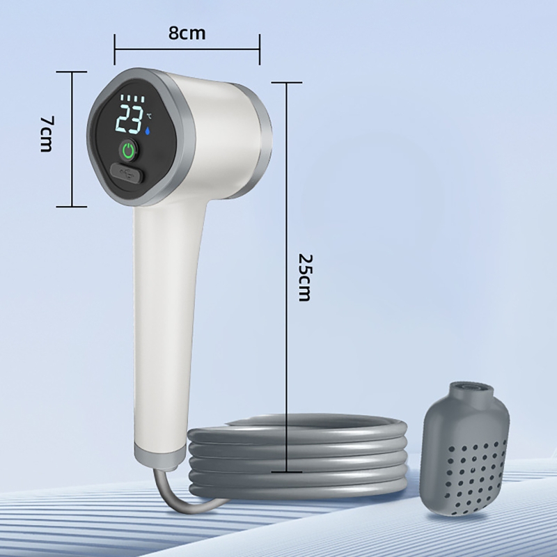 สวนกลางแจ้งฝักบัวไร้สายแบตเตอร - Outdoor Power Head บทวิจารณ์และราคา