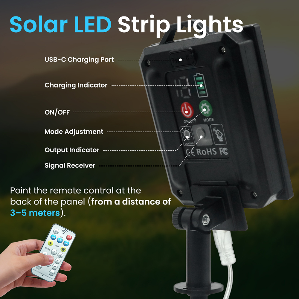 ไฟ LED พลังงานแสงอาทิตย์ 5V สำ - Outdoor Power Strip Weatherproof บทวิจารณ์และราคา