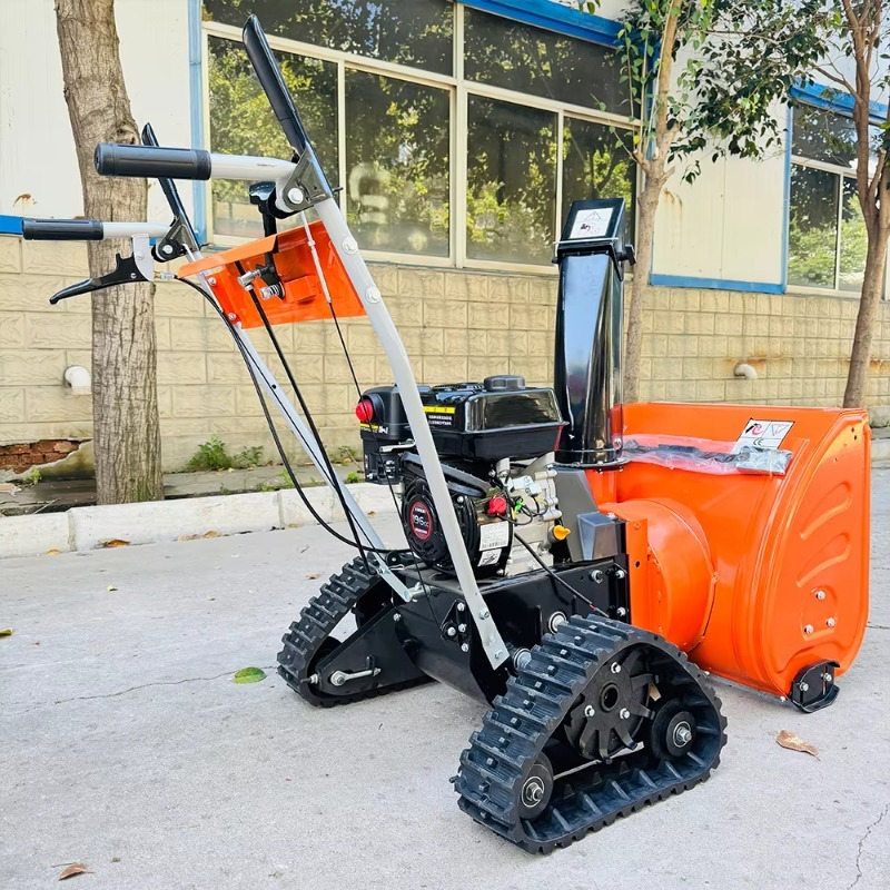 เครื่องเป่าหิมะไฟฟ้าแบบขับเคลื - Snow Blower Single บทวิจารณ์และราคา