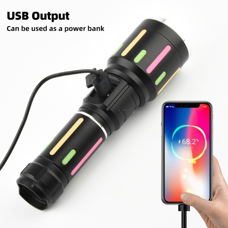 ไฟฉายเรืองแสงแสงสีขาวกำลังสูงแ - Outdoor Power For Lights บทวิจารณ์และราคา