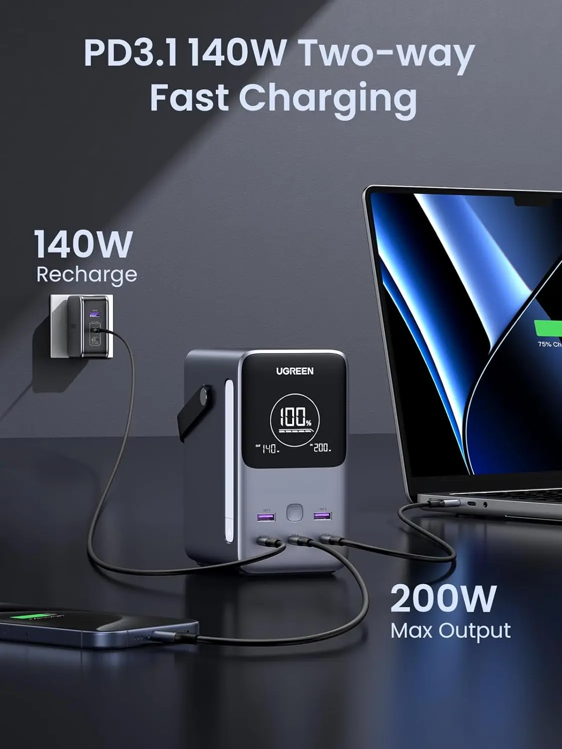 UGREEN แบตเตอรี่สำรองแบบพกพา 3 - Ugreen Outdoor Power Bank บทวิจารณ์และราคา
