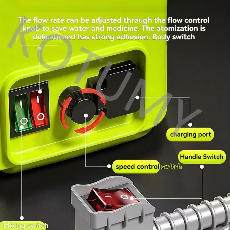 เครื่องพ่นยาแบตเตอรี่ลิเธียมแร - Electric Sprayer Backpack บทวิจารณ์และราคา