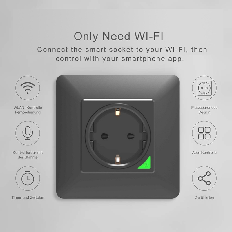 Avoir Tuya Zigbee เต้าเสียบ IP - Outdoor Power Outlet With Remote Control บทวิจารณ์และราคา