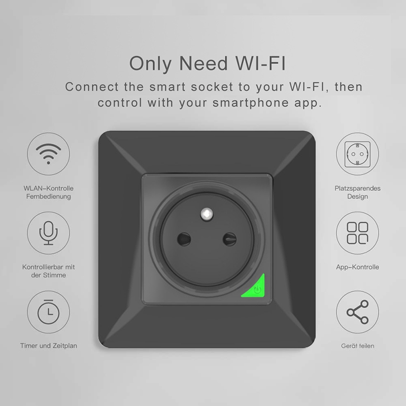 Avoir Zigbee Tuya IP66กลางแจ้ง - Outdoor Power Outlet With Remote Control บทวิจารณ์และราคา