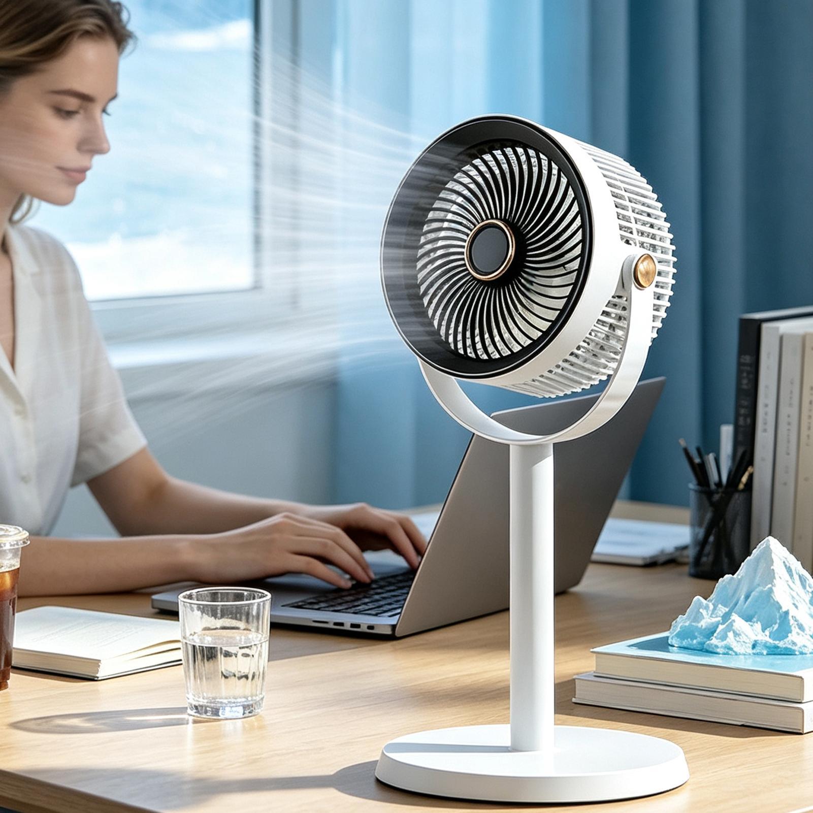 พัดลมตั้งพื้นแบบชาร์จไฟได้ 5 ร - Outdoor Power Pedestal บทวิจารณ์และราคา