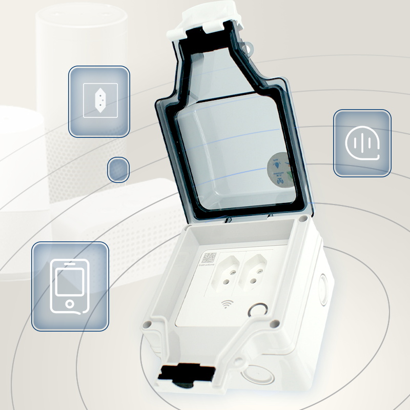 Avoir Tuya เต้ารับอัจฉริยะ Wi- - Outdoor Power Outlet With Remote Control บทวิจารณ์และราคา