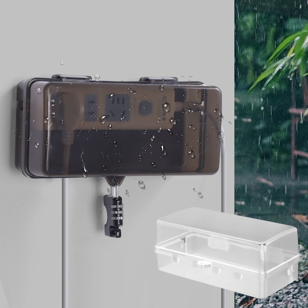 กล่องปลั๊กพลาสติกทนทาน ป้องกัน - Outdoor Power Strip Weatherproof บทวิจารณ์และราคา