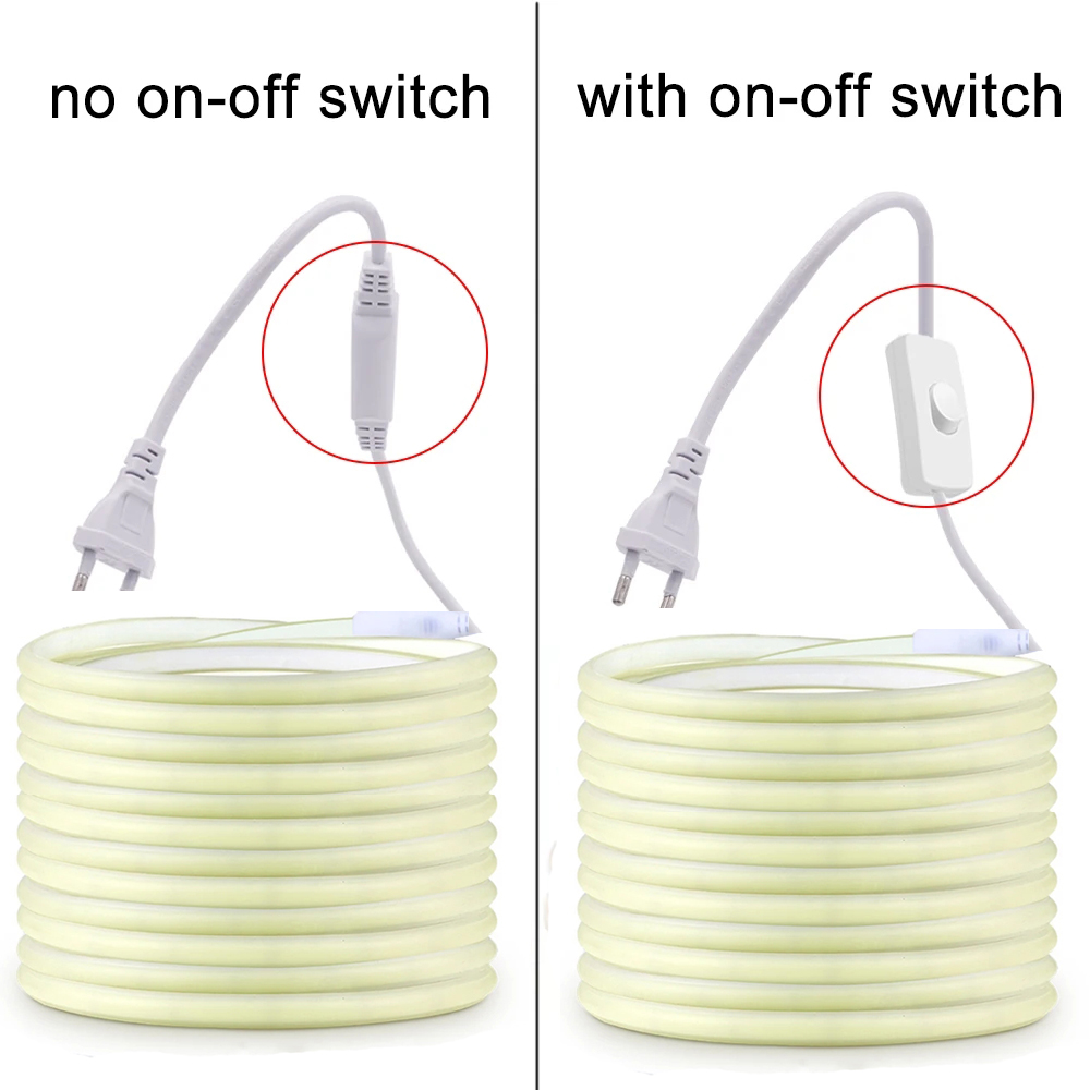 220V LED Strip พร้อมสวิตช์เปิด - Outdoor Power Strip Weatherproof บทวิจารณ์และราคา