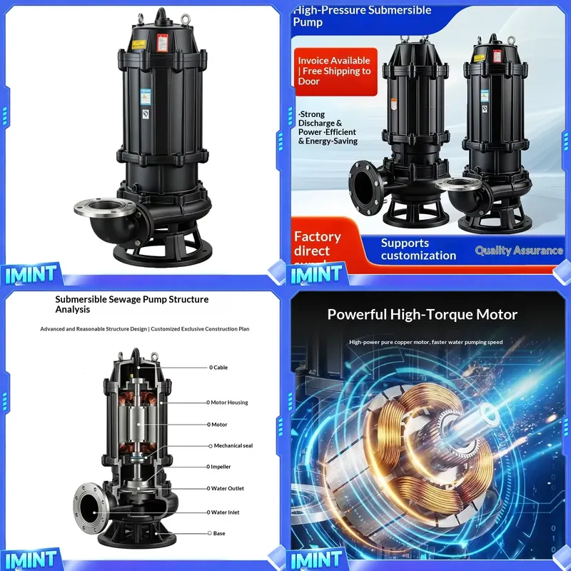 ปั๊มน้ำเสียแบบจุ่มใต้น้ำ 380V  - Water Pump Submersible บทวิจารณ์และราคา