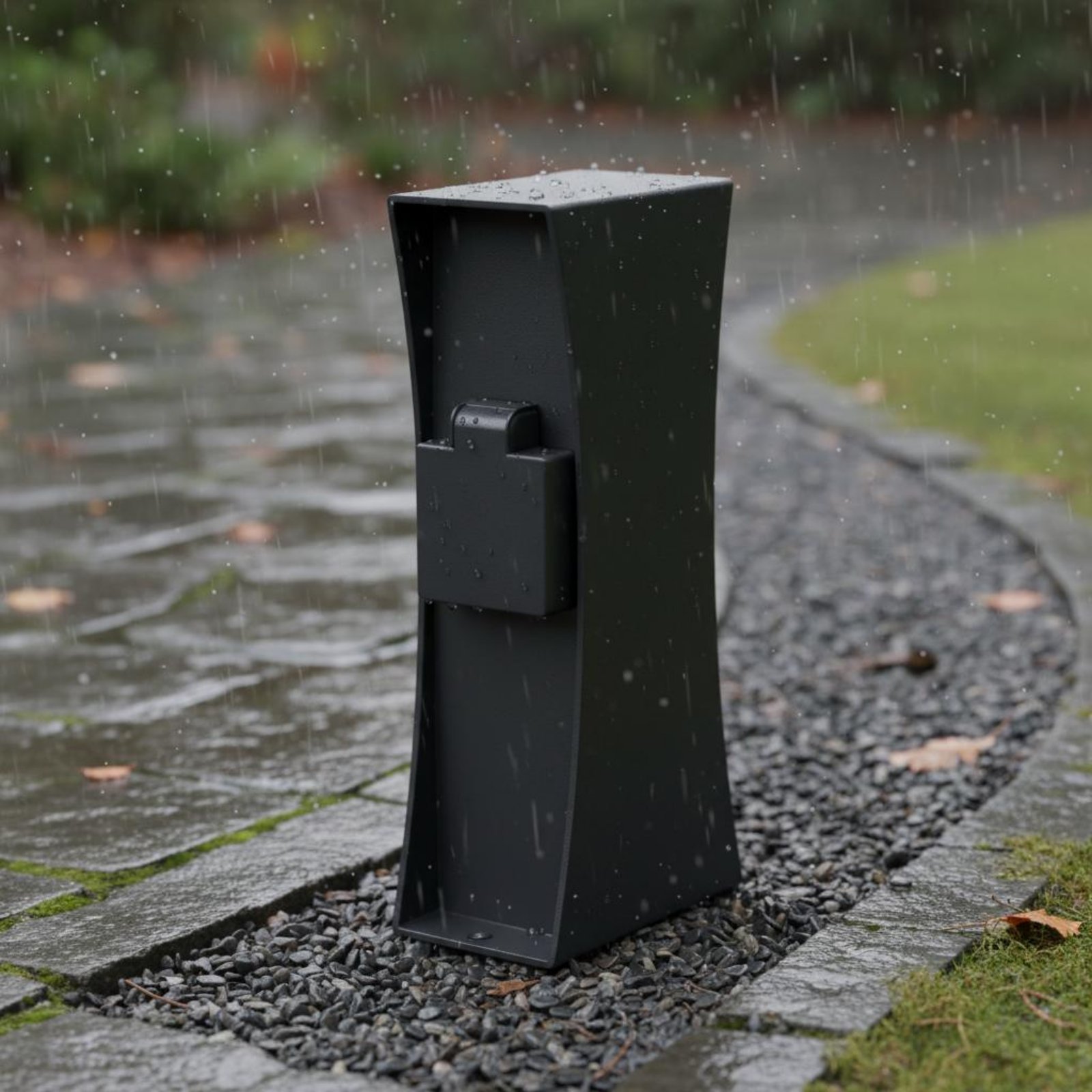 ปลั๊กไฟกลางแจ้งแบบติดตั้งง่าย  - Outdoor Power Pedestal บทวิจารณ์และราคา