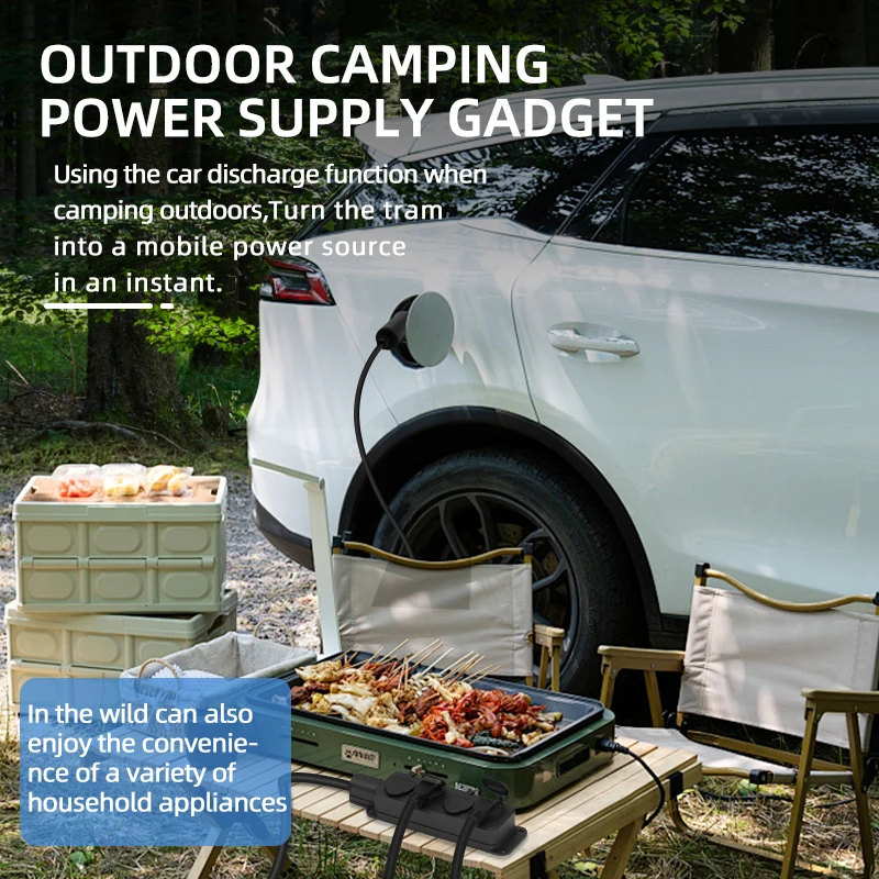 สายชาร์จรถยนต์ไฟฟ้าแบบพกพา 16A - Outdoor Power Solutions บทวิจารณ์และราคา