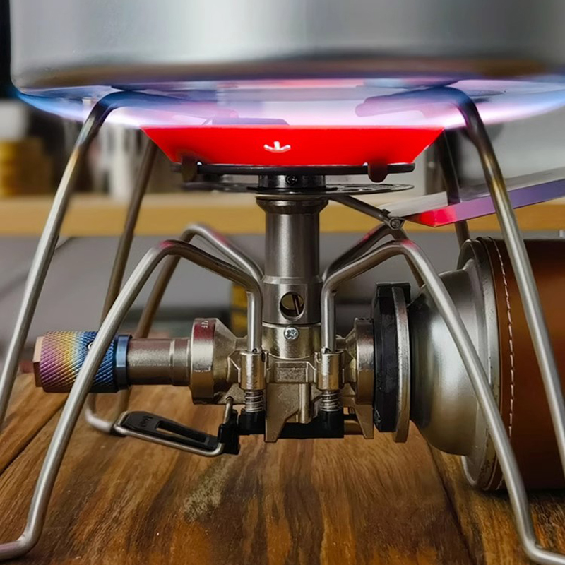 แผ่นกันลมใช้แก๊สไทเทเนียมน้ำหน - Outdoor Power Burner บทวิจารณ์และราคา