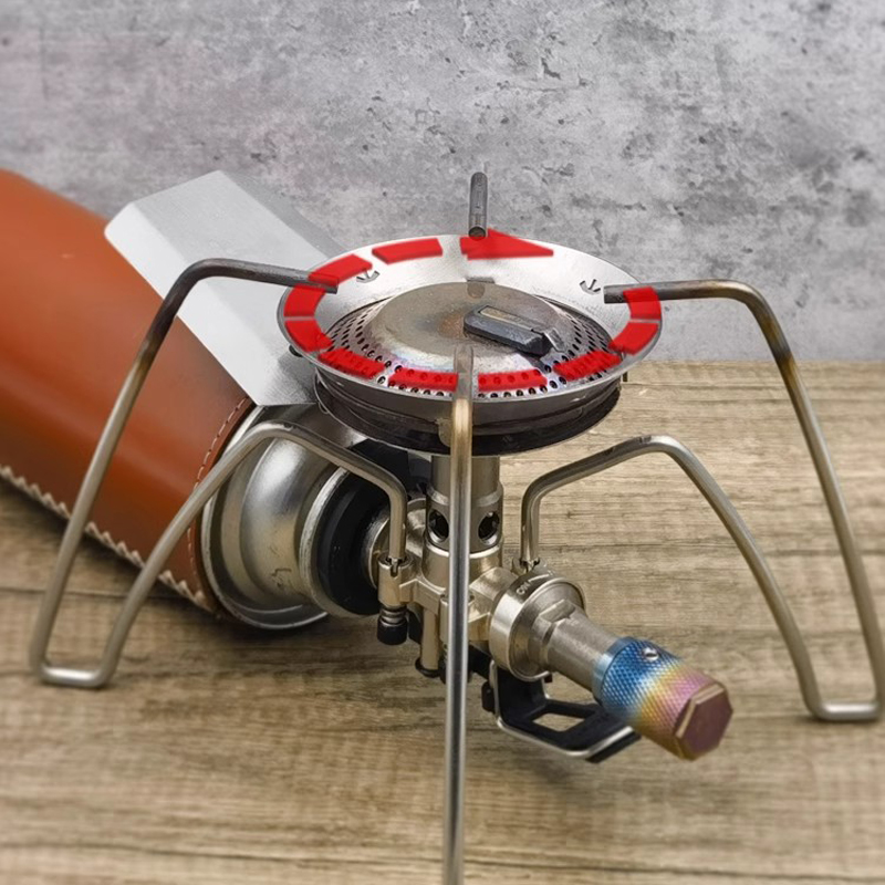 แผ่นกันลมใช้แก๊สไทเทเนียมน้ำหน - Outdoor Power Burner บทวิจารณ์และราคา