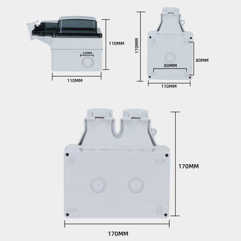 Avoir Tuya STOP kontak listrik - Outdoor Power Outlet With Remote Control บทวิจารณ์และราคา