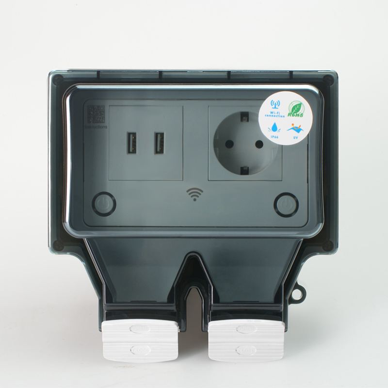 Avoir Tuya IP66 ซ็อกเก็ตไฟฟ้าก - Outdoor Power Outlet With Remote Control บทวิจารณ์และราคา