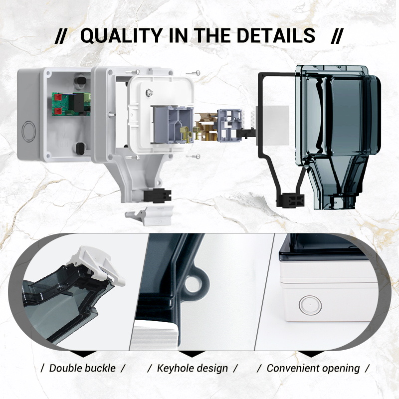Avoir Tuya สมาร์ท IP66กันน้ำ W - Outdoor Power Outlet With Remote Control บทวิจารณ์และราคา