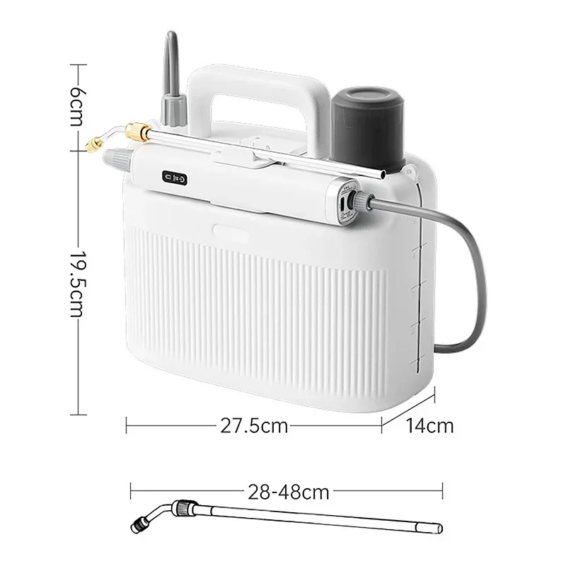 5L สวนไฟฟ้า Sprayer สเปรย์กําจ - Electric Sprayer Backpack บทวิจารณ์และราคา